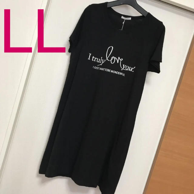 くみんちゅー様専用☆ 新品未使用タグ付き LLサイズ ロゴＴシャツ チュニック  レディースのトップス(チュニック)の商品写真