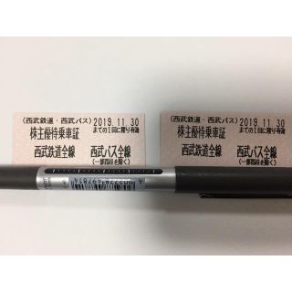 西武鉄道 株主優待切符２枚(その他)