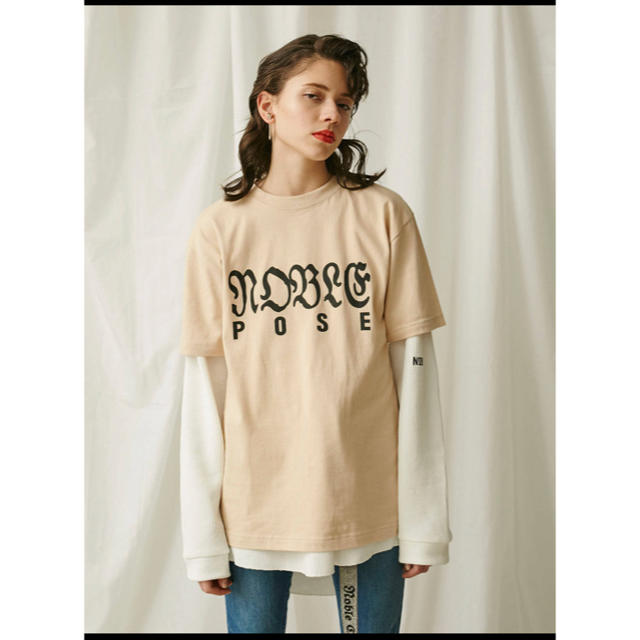 PAMEO POSE(パメオポーズ)のPAMEO POSE 完売色ベージュT レディースのトップス(Tシャツ(半袖/袖なし))の商品写真