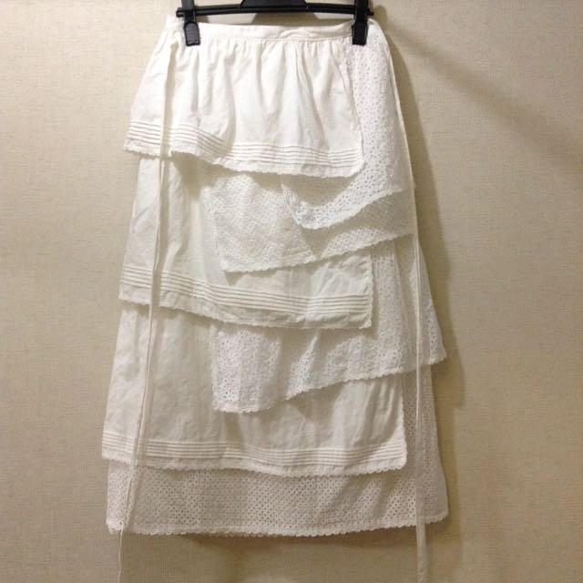 JaneMarple(ジェーンマープル)のJMコットンレースのレイヤードスカート✨ レディースのスカート(ロングスカート)の商品写真