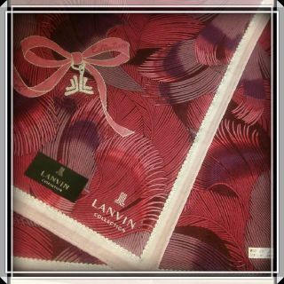 ランバンコレクション(LANVIN COLLECTION)の⑱　LANVIN 新品　大判　ハンカチ  お弁当包み　ランバン　リボン　日本製(ハンカチ)