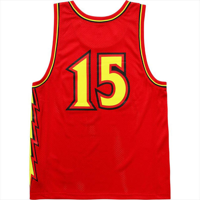 Supreme - Supreme Bolt Basketball Jersey M RED 赤の通販 by ...