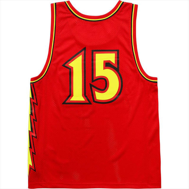 Supreme(シュプリーム)のSupreme Bolt Basketball Jersey M RED 赤 メンズのトップス(タンクトップ)の商品写真