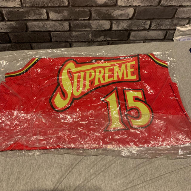 Supreme(シュプリーム)のSupreme Bolt Basketball Jersey M RED 赤 メンズのトップス(タンクトップ)の商品写真