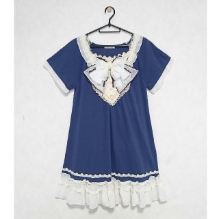 アクシーズファム(axes femme)の☆新品☆axes femme Aライン半袖ワンピースです🎵(ひざ丈ワンピース)