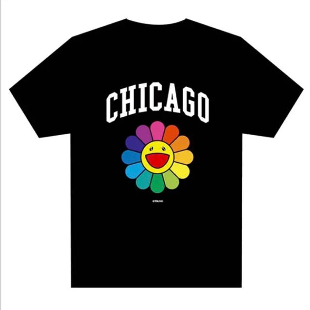 Tシャツ/カットソー(半袖/袖なし)新品 XL kaikaikiki Tシャツ flower tee chicago