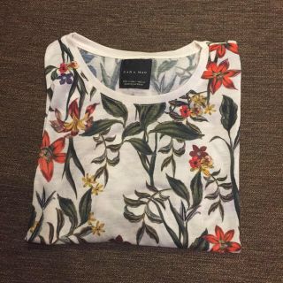 ザラ(ZARA)のザラメンズtee 美品♡レディースにも♡(Tシャツ/カットソー(半袖/袖なし))