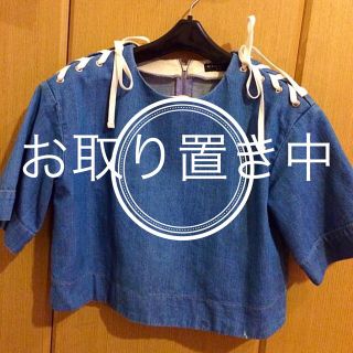 オープニングセレモニー(OPENING CEREMONY)のオープニングセレモニーデニムトップス(Tシャツ(半袖/袖なし))