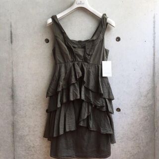 ザラ(ZARA)の♡新品♡コットンティアードワンピース♡(ミニワンピース)