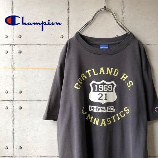 チャンピオン(Champion)の【激レア】 チャンピオン カレッジロゴ デカロゴ Tシャツ(Tシャツ/カットソー(半袖/袖なし))