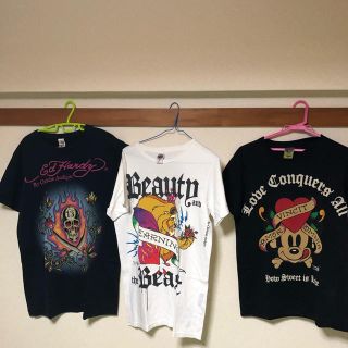 エドハーディー(Ed Hardy)のディズニーコラボ Tシャツともう1枚(Tシャツ(半袖/袖なし))