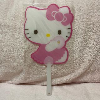 エチュードハウス(ETUDE HOUSE)の【新品・未使用】ハローキティ❤︎うちわ❤︎エチュードハウス❤︎(その他)