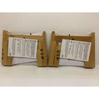 イケア(IKEA)の【2セット】NYSKORDAD ニースコルダード プラントスタンド2点セット,竹(インテリア雑貨)