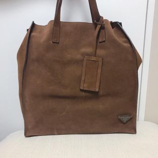 プラダ(PRADA)の【値下げ中】PRADA トートバッグ スウェード 未使用品(トートバッグ)