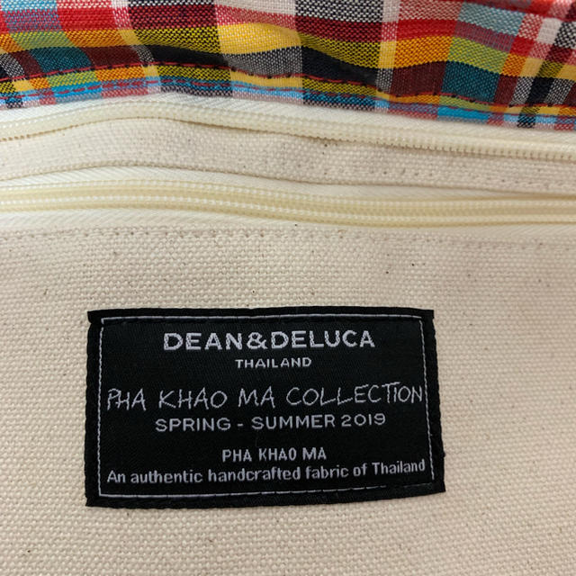 DEAN & DELUCA(ディーンアンドデルーカ)のDEAN&DELUCA 【タイ限定】チェックトートバッグ  レディースのバッグ(トートバッグ)の商品写真