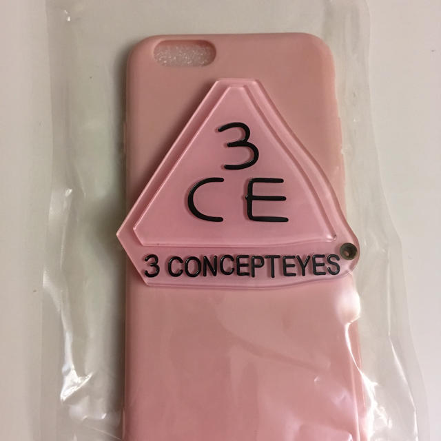 3ce(スリーシーイー)の3CE 再値下げ新品 ミラー付き スマホケース 6s☆週末お値下げ スマホ/家電/カメラのスマホアクセサリー(iPhoneケース)の商品写真