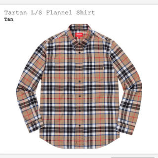 シュプリーム(Supreme)の新品 L Tan Supreme Tartan Flannel Shirt(シャツ)