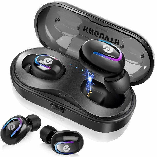 【新品＆特価】Bluetoothイヤホン ワイヤレスイヤホン ブラック スマホ/家電/カメラのオーディオ機器(ヘッドフォン/イヤフォン)の商品写真