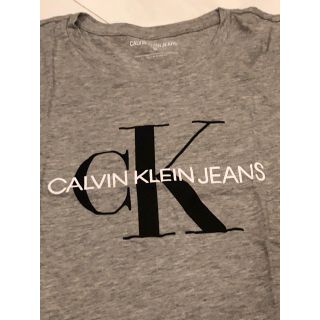 カルバンクライン(Calvin Klein)のレディース カルバンクライン    Tシャツ グレー(Tシャツ(半袖/袖なし))