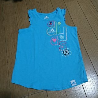 アディダス(adidas)の未使用 adidas  タンクトップ  水色 サッカー ボール なでしこ (Tシャツ/カットソー)