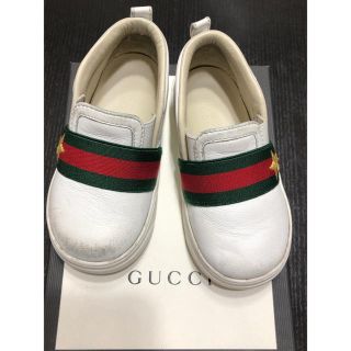 グッチ(Gucci)のGUCCIレザースリッポン21  13㎝くらい(スリッポン)