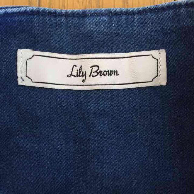 Lily Brown(リリーブラウン)のLilly Brownハイウエストデニム レディースのパンツ(デニム/ジーンズ)の商品写真