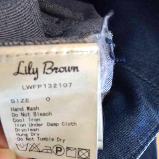 Lily Brown(リリーブラウン)のLilly Brownハイウエストデニム レディースのパンツ(デニム/ジーンズ)の商品写真