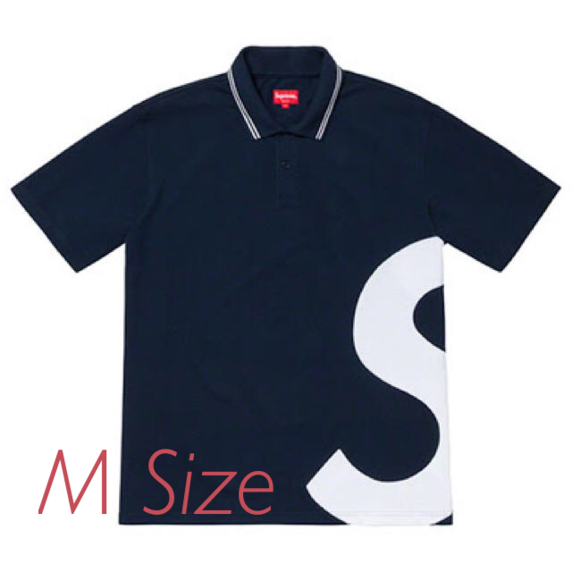 ポロシャツSupreme S Logo Polo Navy Mサイズ