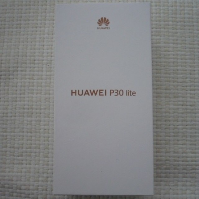 新品★7月購入 HUAWEI P30 lite simフリー パールホワイトスマートフォン/携帯電話