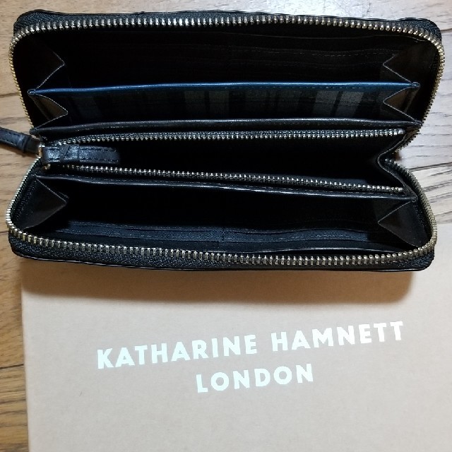 KATHARINE HAMNETT キャサリンハムネット 本革 長財布　未使用