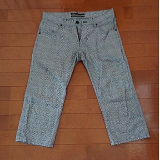 メンズメルローズ(MEN'S MELROSE)のMEN'S MELROSE 七分丈 チェック 柄 パンツ(ショートパンツ)