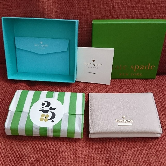 kate spade new york(ケイトスペードニューヨーク)の美品  ケイトスペード  kate spade 名刺入れ  名刺ケース レディースのファッション小物(名刺入れ/定期入れ)の商品写真