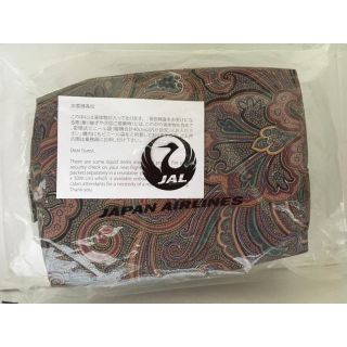 エトロ(ETRO)のJAL 国際線ファーストクラス エトロ ポーチ 新品未開封(ノベルティグッズ)