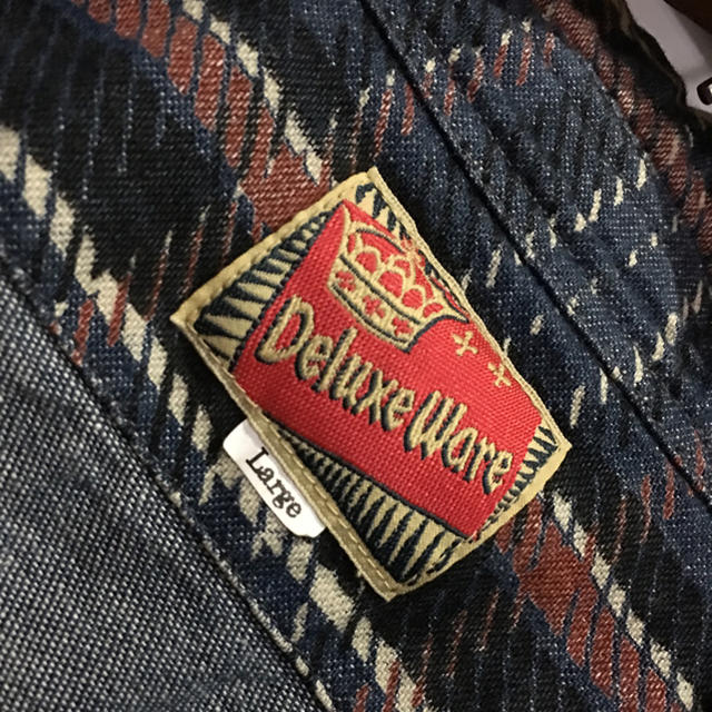 WAREHOUSE(ウエアハウス)のデラックスウエア ワークシャツ 50'sデニム4チェック L メンズのトップス(シャツ)の商品写真