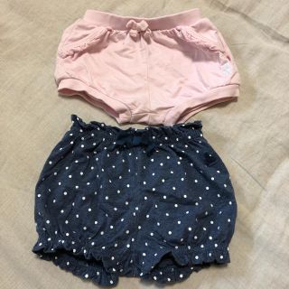 ベビーギャップ(babyGAP)のショートパンツ カボチャパンツ ブルマ 二枚セット 60(パンツ)