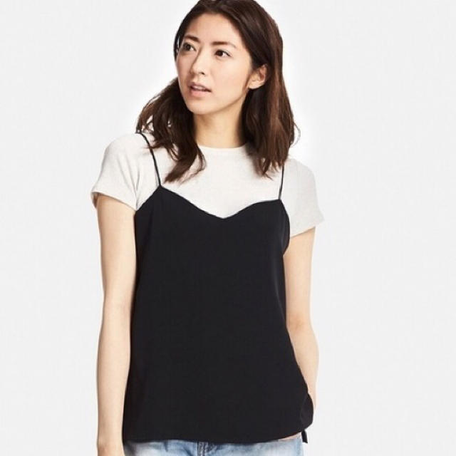 UNIQLO(ユニクロ)のドレープキャミソール ♡ XL レディースのトップス(キャミソール)の商品写真