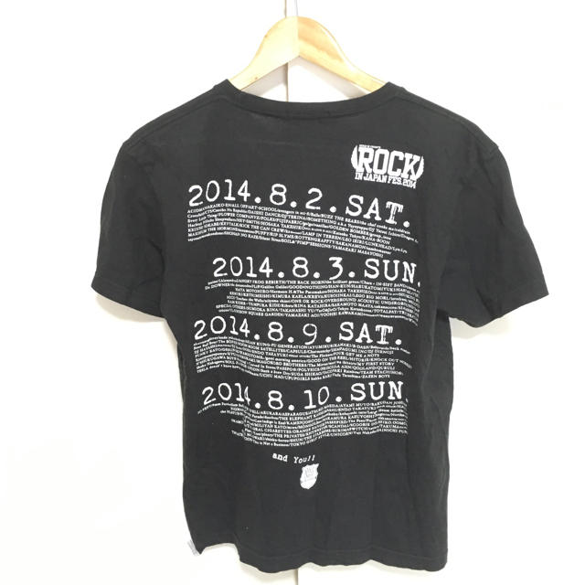 ロックインジャパンフェス rock in japan fes Tシャツ M メンズのトップス(Tシャツ/カットソー(半袖/袖なし))の商品写真