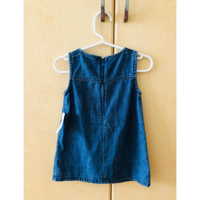 GAP(ギャップ)のGAP denim  baby&kids 未使用ジャンスカ キッズ/ベビー/マタニティのキッズ服女の子用(90cm~)(ワンピース)の商品写真