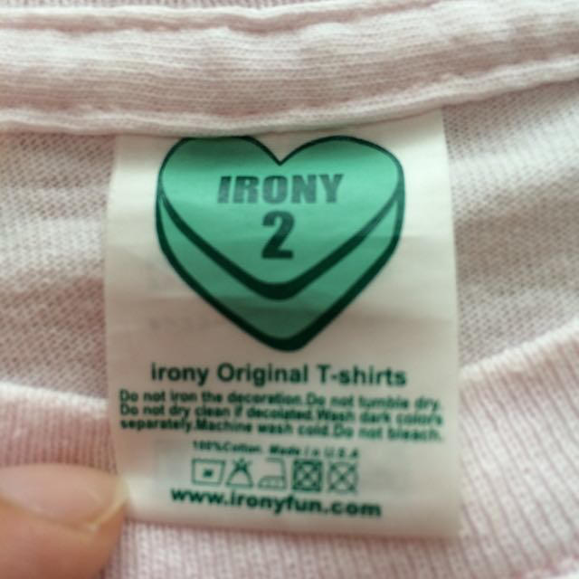 IRONY(アイロニー)のirony♡Ｔシャツ レディースのトップス(Tシャツ(半袖/袖なし))の商品写真