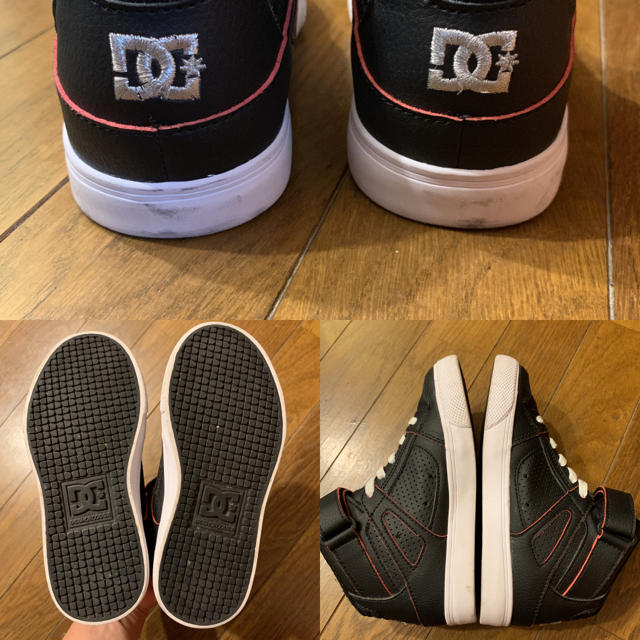 DC SHOES(ディーシーシューズ)の『 たけ さん』専用 DCシューズ  ハイカットスニーカー キッズ 18センチ キッズ/ベビー/マタニティのキッズ靴/シューズ(15cm~)(スニーカー)の商品写真