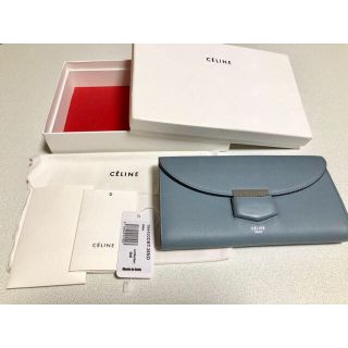 セリーヌ(celine)のセリーヌ トロッター 長財布 くすみ色(長財布)