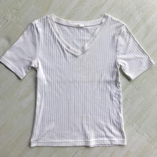 ジーユー(GU)のリブTシャツ GU(Tシャツ(半袖/袖なし))