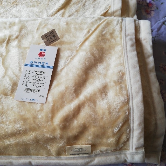 【最終値下げ価格】東京西川シルク毛布