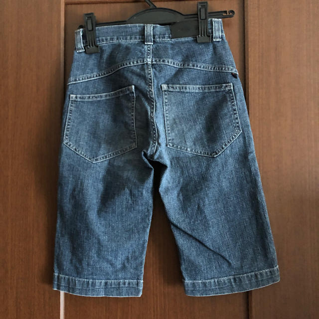 EDWIN(エドウィン)のEDWIN 子供用 ハーフデニムパンツ キッズ/ベビー/マタニティのキッズ服女の子用(90cm~)(パンツ/スパッツ)の商品写真