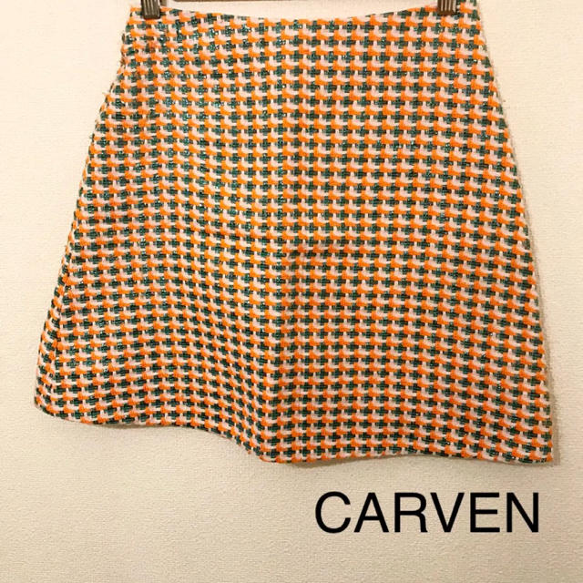 レディースCARVEN カルヴェン ツイード  スカート