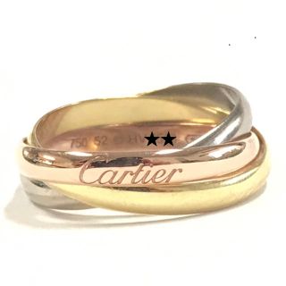 カルティエ(Cartier)の☆カルティエ☆トリニティリング☆3連リング☆12号☆(リング(指輪))