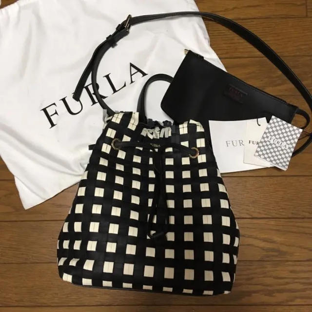 Furla(フルラ)のFURLA♥︎ステイシーカサノバショルダーバック♥︎ギンガムチェック柄 レディースのバッグ(ショルダーバッグ)の商品写真