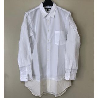 コムデギャルソンオムプリュス(COMME des GARCONS HOMME PLUS)の15ss コムデギャルソン プリュス ウール切替 ロング シャツ PLUS(シャツ)