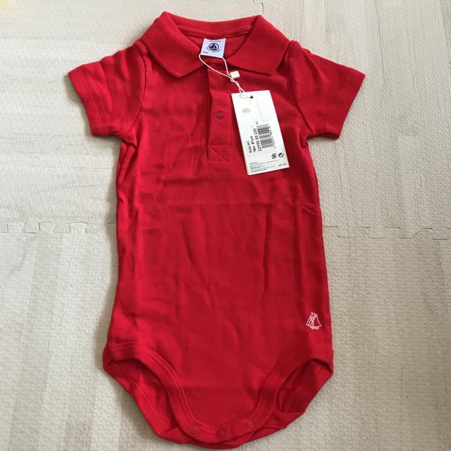 PETIT BATEAU(プチバトー)のプチバトー ★ ロンパース 18m 新品未使用 80 キッズ/ベビー/マタニティのベビー服(~85cm)(ロンパース)の商品写真