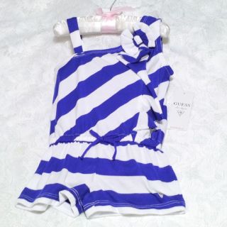 新品☆GUESSゲス☆子供服・ベビー服☆マリンボーダー☆つなぎ☆ワンピース(ワンピース)